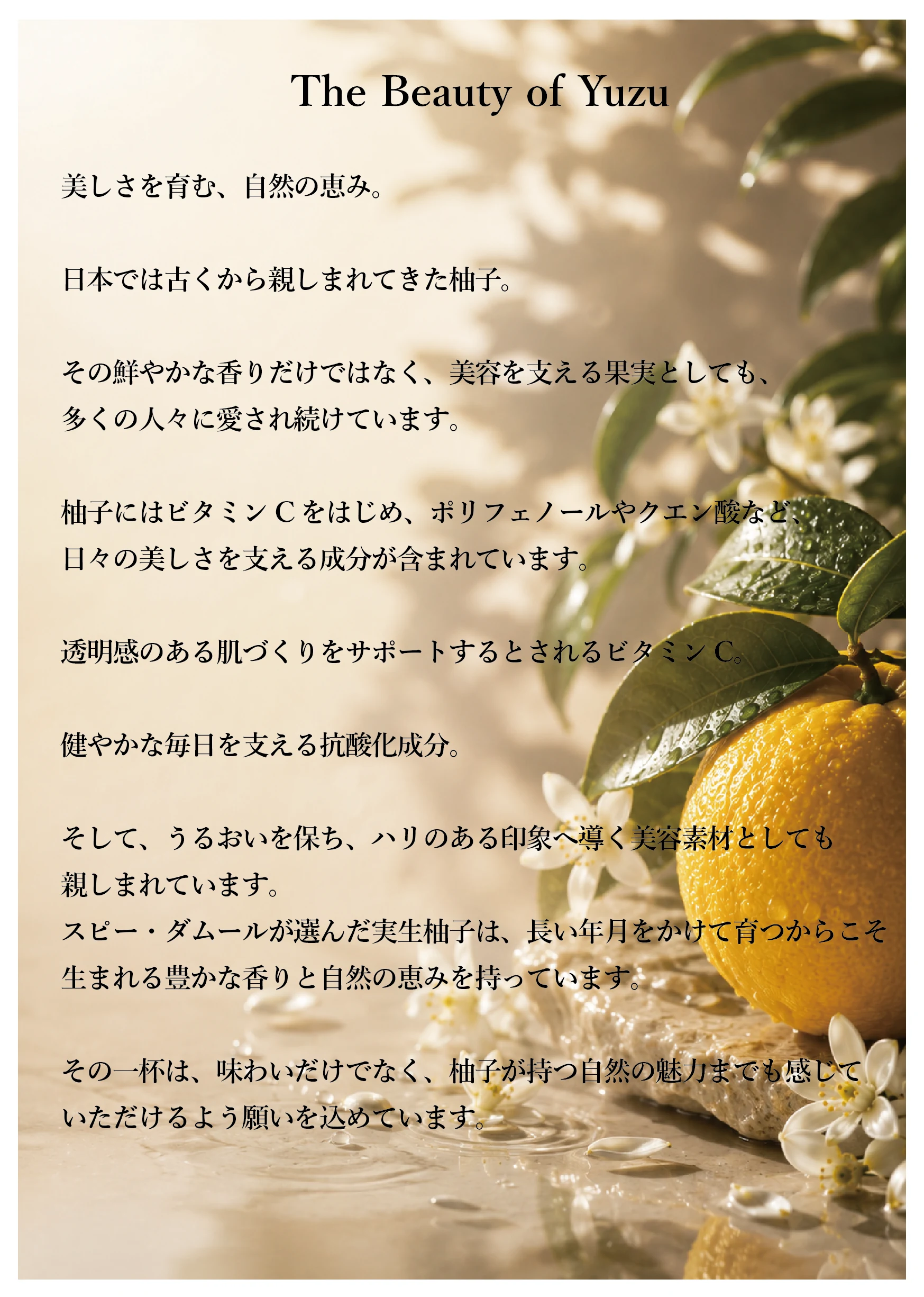 The Beauty of Yuzu